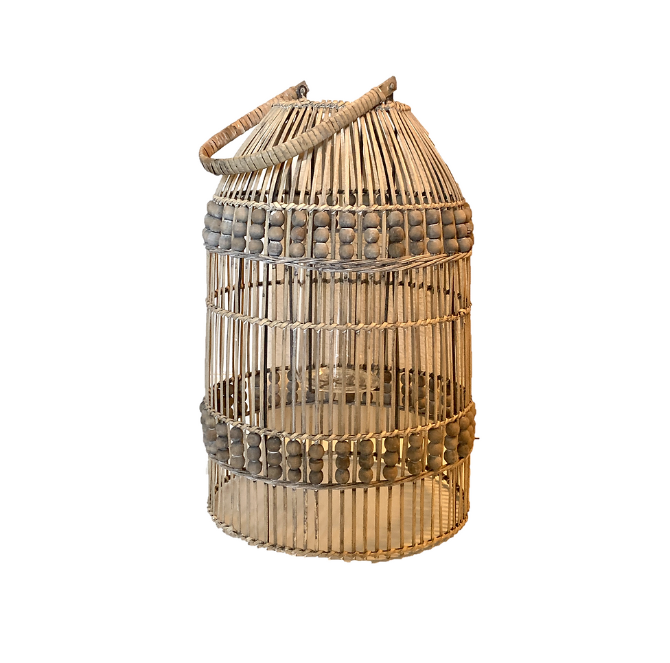 Natural Rattan Lantern
