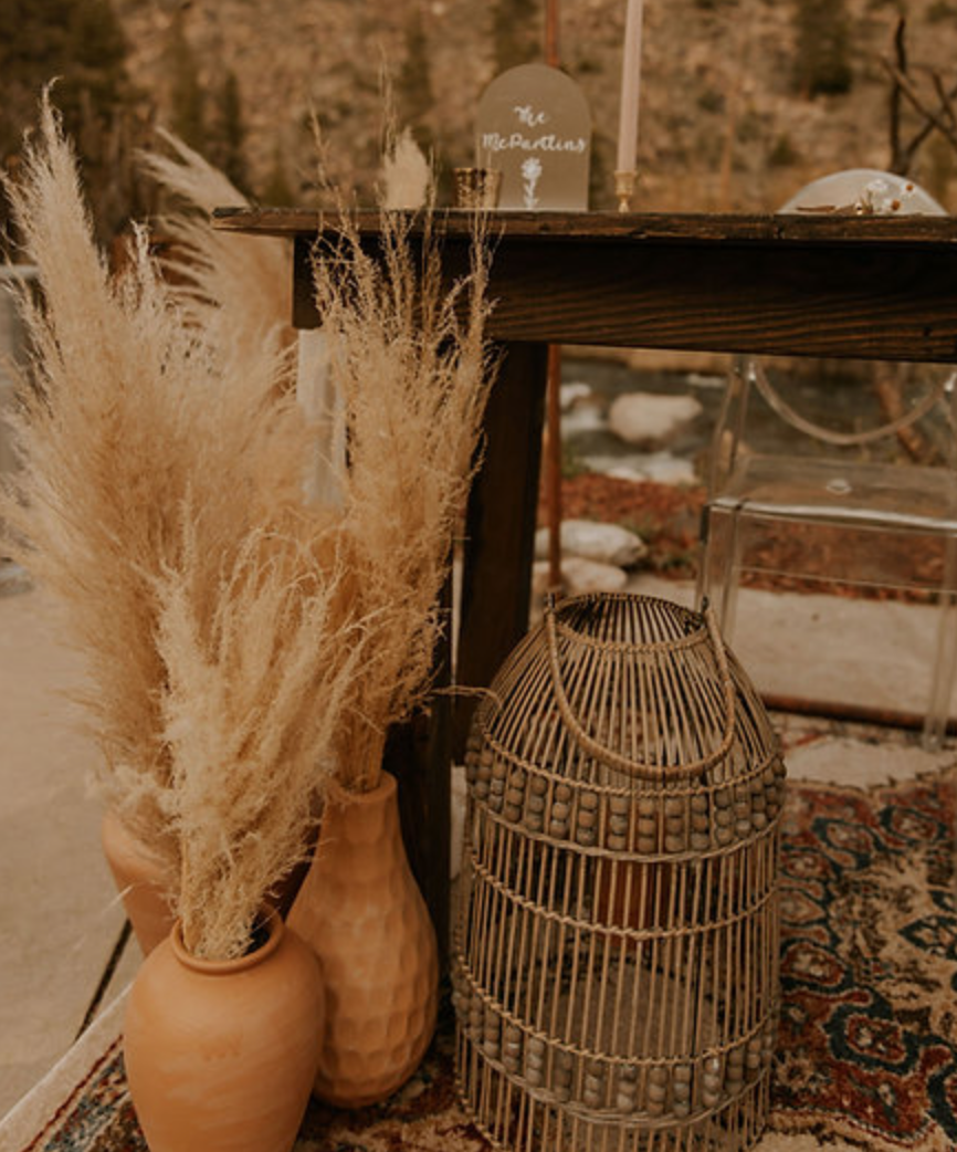 Natural Rattan Lantern