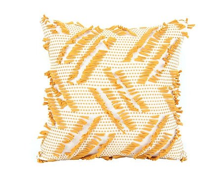 Boho Yellow Pillow