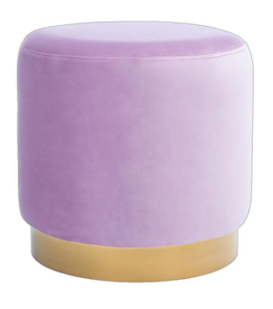 Lily Velvet Ottoman