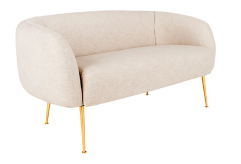 Esme Oatmeal Loveseat