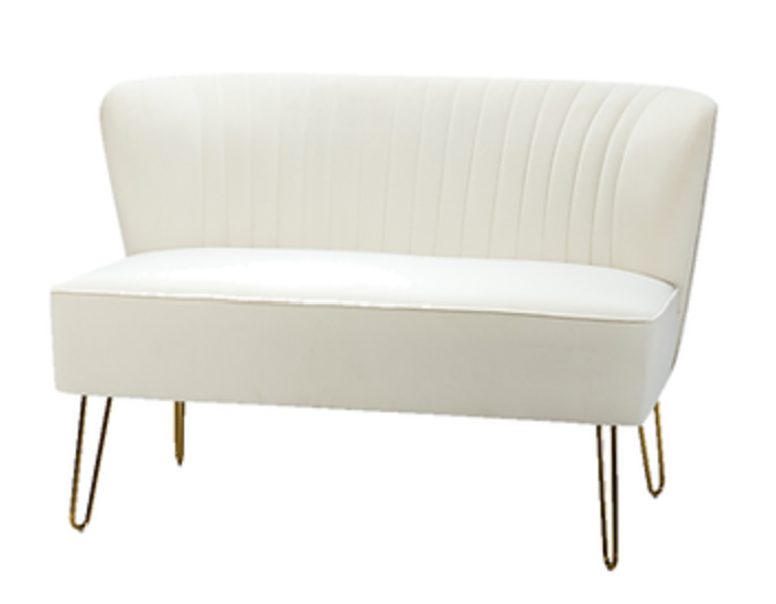 Haley Velvet Loveseat