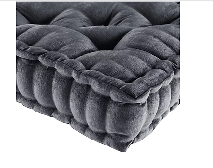 Charcoal Floor Pillow