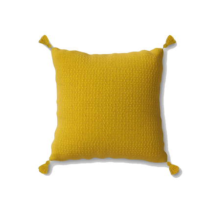 Mustard Woven Pillow