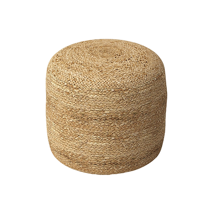 Natural Jute Pouf
