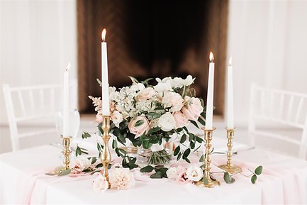 Chiffon Table Runner, Blush