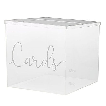 Clear Acrylic Card Box