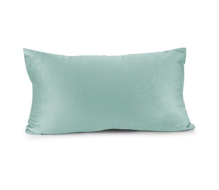 Seafoam Velvet Lumbar Pillow