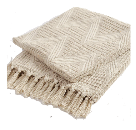 Blanket, Knit Beige