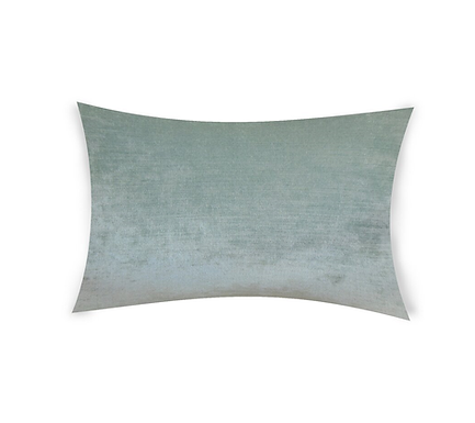 Mint Green Velvet Lumbar Pillow