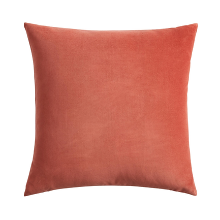 Terracotta Velvet Pillow