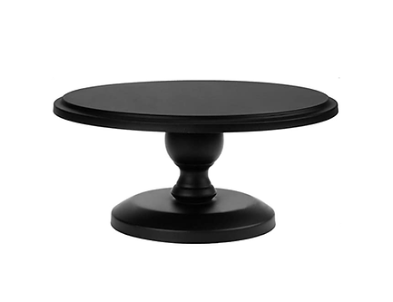 Cake Stand, Black (10"D)