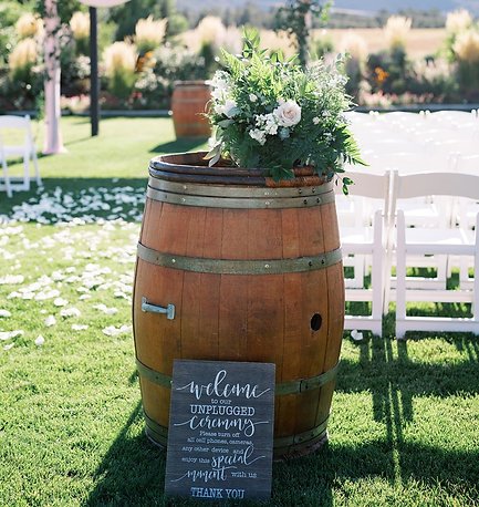 Unplugged Ceremony Sign, 10" x 15"