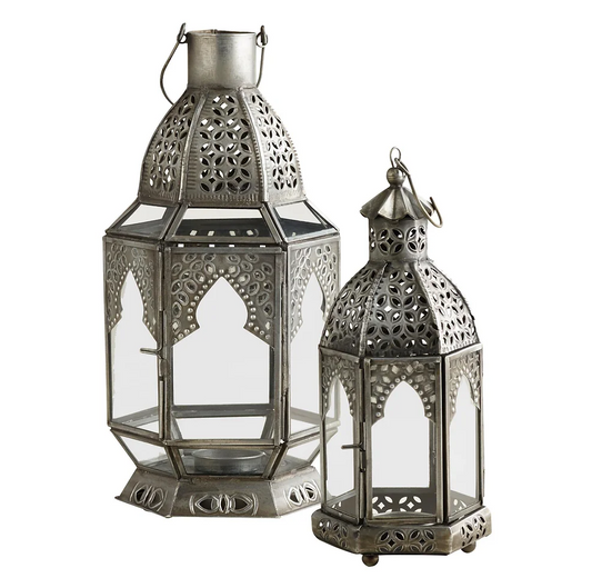 Zinc Moroccan Lantern