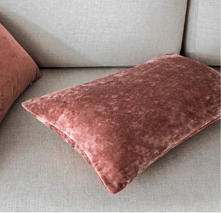 Dark Mauve Velvet Pillow