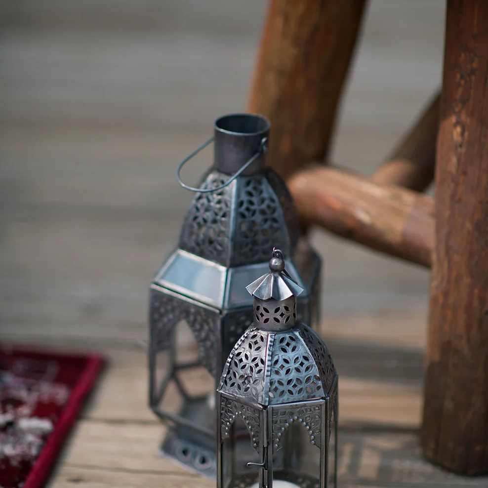 Zinc Moroccan Lantern
