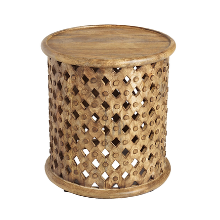 Lattice End Table