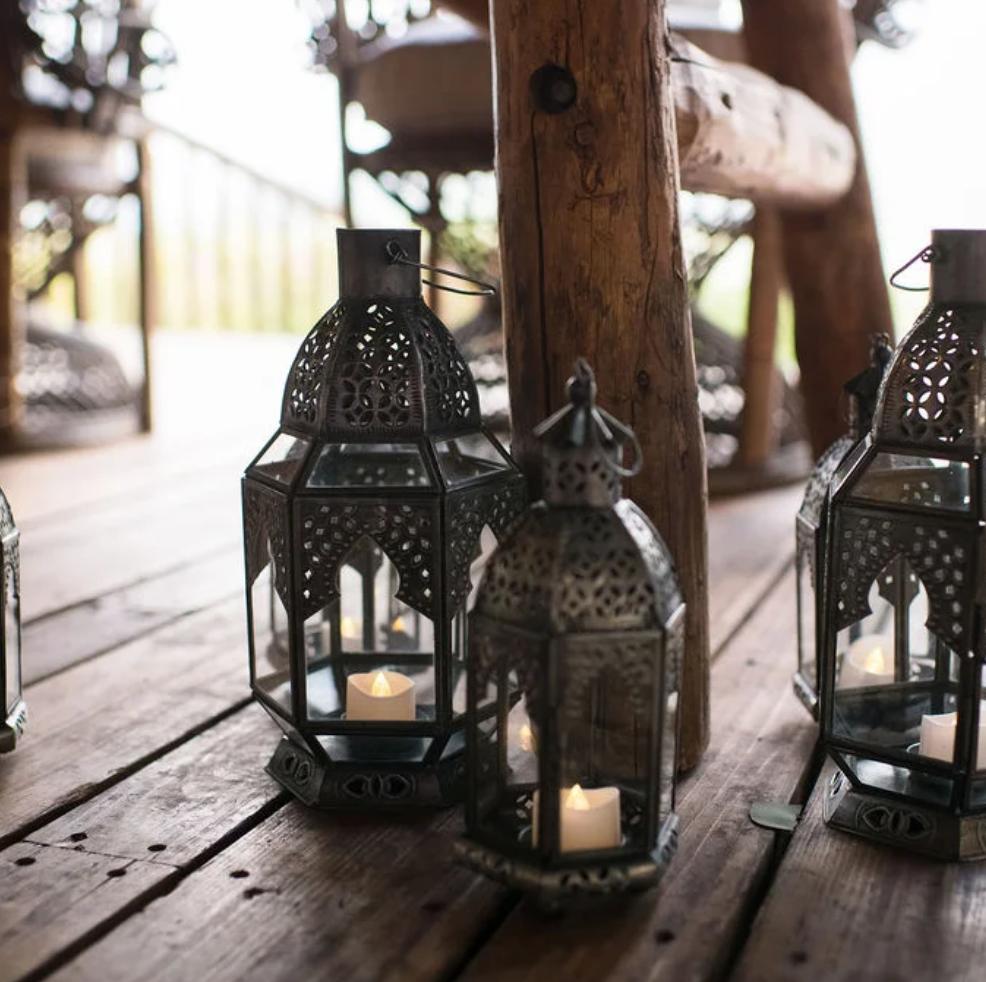 Zinc Moroccan Lantern