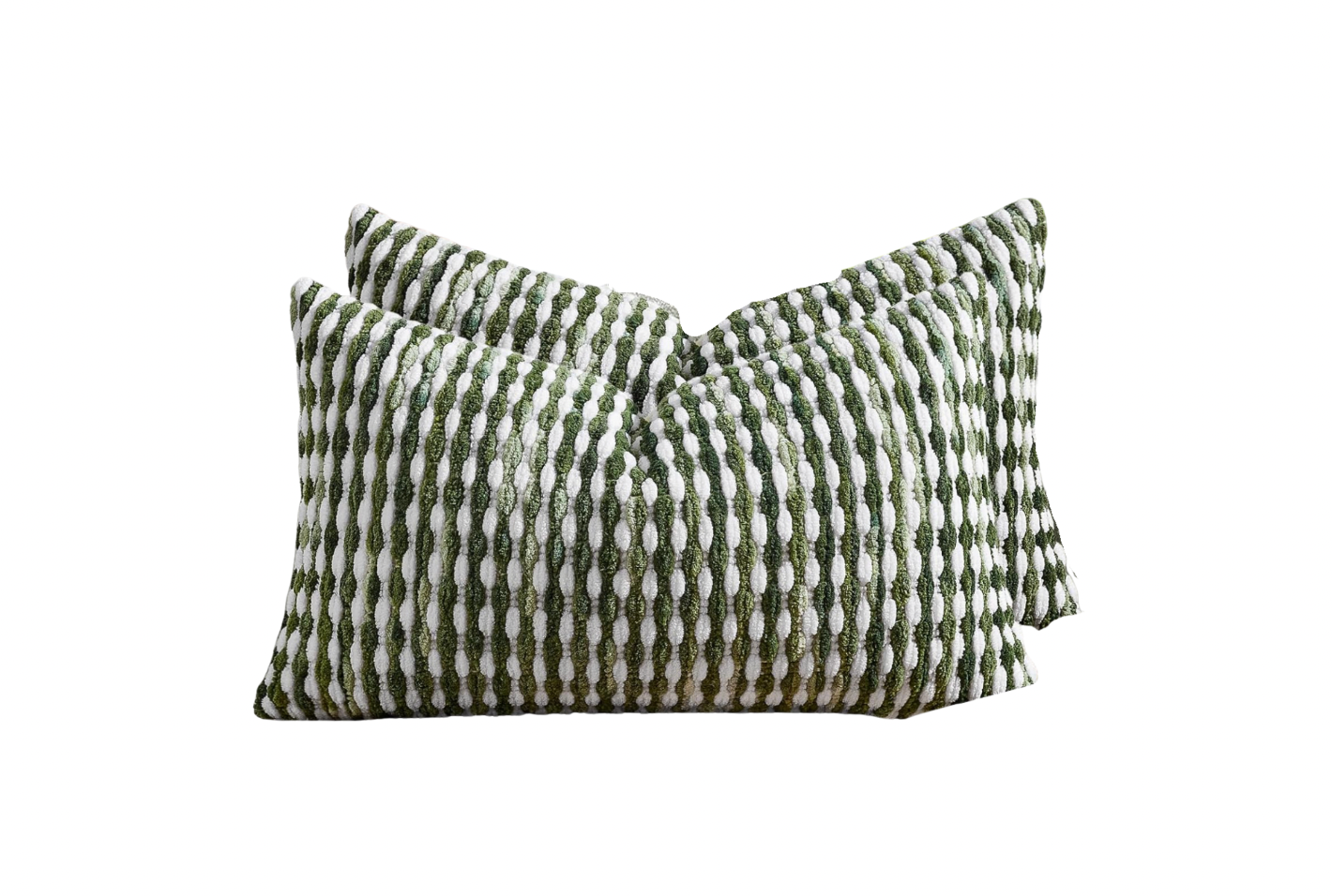 Sage Green Chenille Lumbar Pillow
