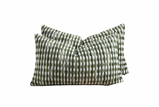 Sage Green Chenille Lumbar Pillow