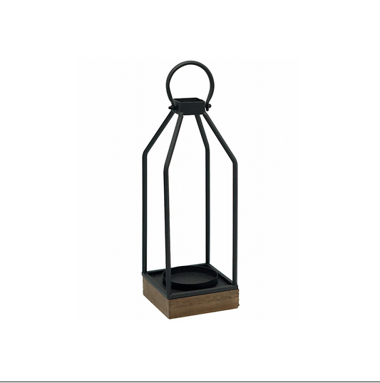 Metal + Wood Lantern