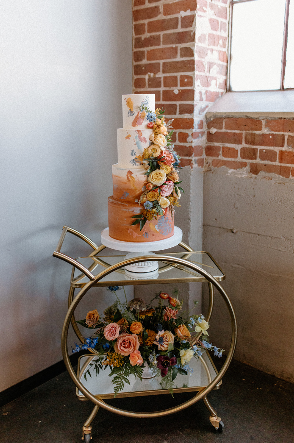 Gold Bar Cart