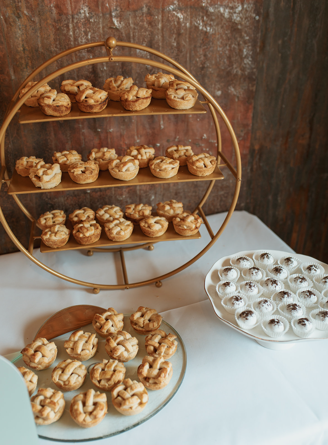 3-Tier Gold Dessert Stand