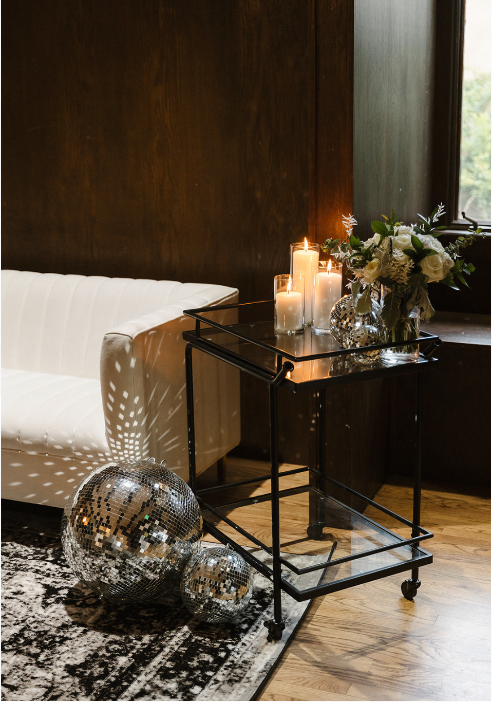 Black Bar Cart