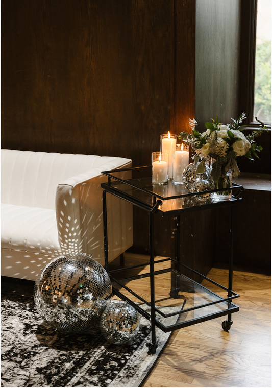 Black Bar Cart