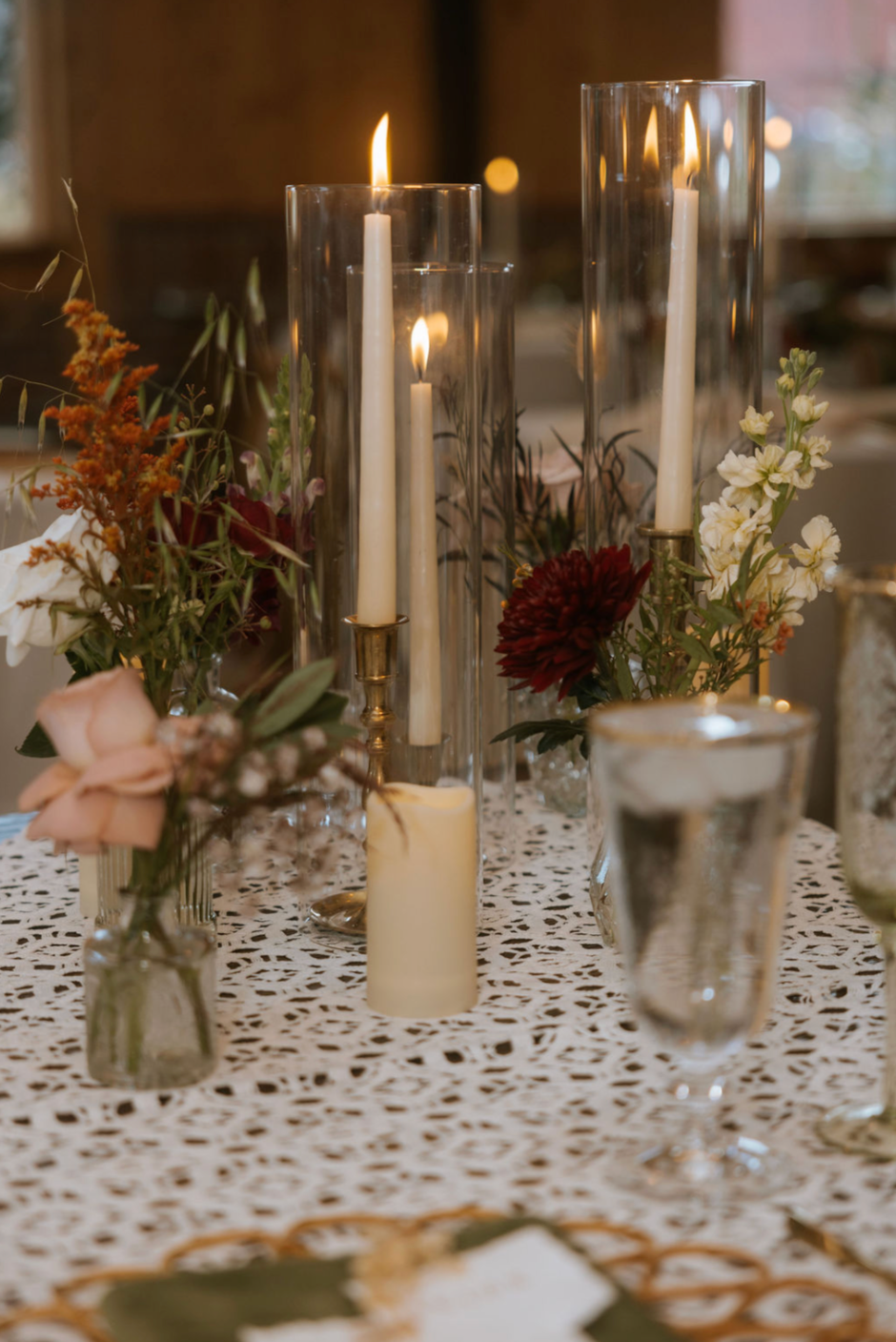 Brass Candlestick Holders, Assorted Variety