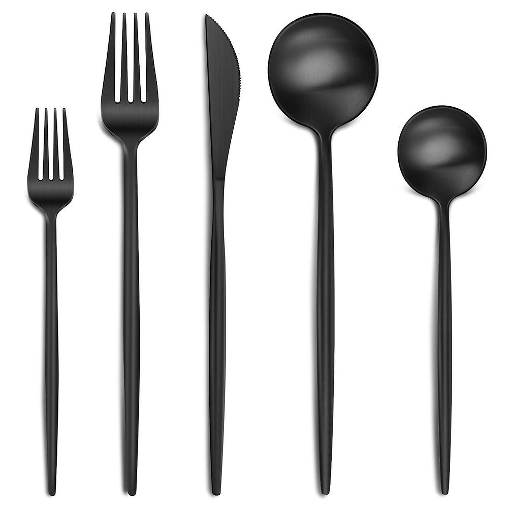 Matte Black Flatware